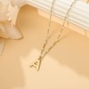 Ursteel Gold Initial Necklace for Women - Gold Letter V