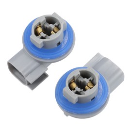 X AUTOHAUX License Plate Light Socket Wiring Harness Plug Connectors Holder for Dodge for Ram 1500 2500 3500 2003-2018 (Set of 2)