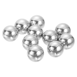 sourcing map 14mm Bearing Balls, 10 Pcs 304 Stainless Steel G100 Precision Balls Metric Mixing Balls for Bearings Bicycles Casters