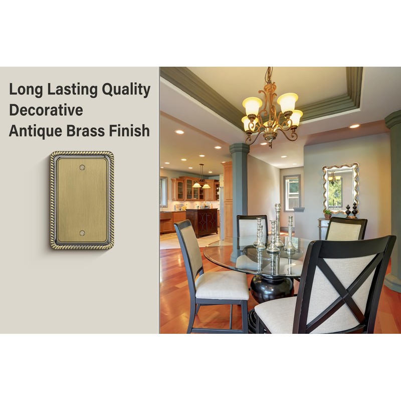 Henne Bery Rope Edge Decorative Wall Plate Switch Plate Outlet