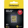 Intenso 3421490 64GB Class 10 UHS-1 SDXC Memory Card