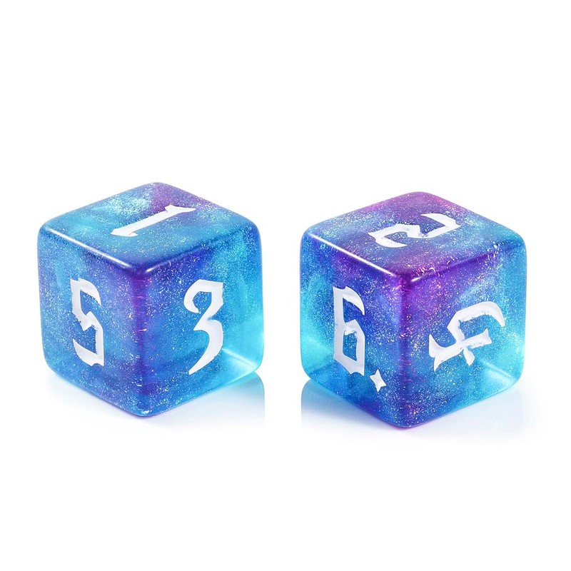 Yourandoll 10pcs Polyhedral Dice D6 Dice 6 Dice 16mm DND