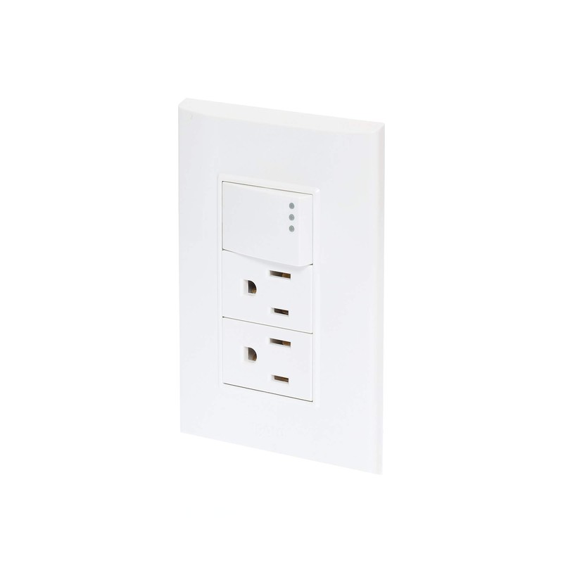 iGOTO PB414-B Placa de 3 Módulos, Apagadorador y 2 Controles,