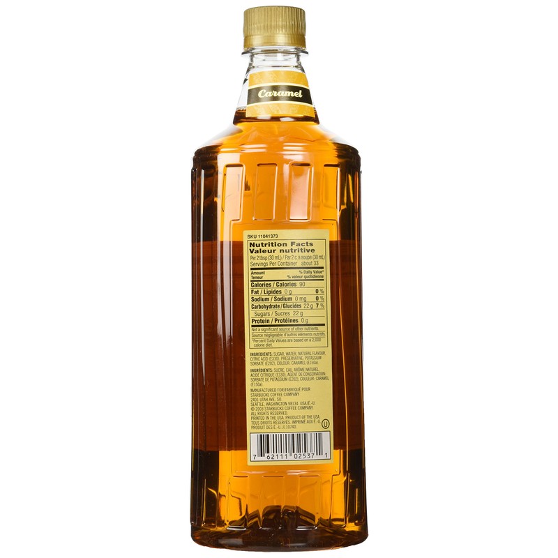 Starbucks Caramel Syrup (1-L.)