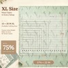 XL Slotted Quilting Ruler for Guide Fabric Cutting, Sewing, Crafting