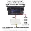 Navigation Touch Screen Digitizer Fit for Toyota RAV4 Prius C