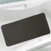 Popular Bath Capri Waffle Extra Thick Tub Mat, Grey