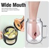 [通拓商品]50oz Glass Cup with Handle Reusable Bamboo Lids Water Bottle