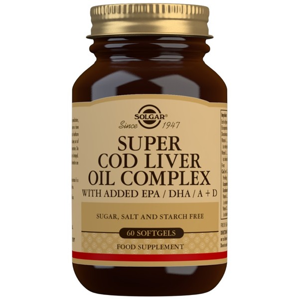 Solgar Super Cod Liver Oil Complex Softgels 60