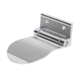 Non-Slip Shower Foot Rest for Shaving Legs - Foldable Bathroom Step Stool Heavy Duty Aluminum Alloy Pedicure Foot Pedal Stand for Elderly, Pregnant Women & Back Pain Sufferers