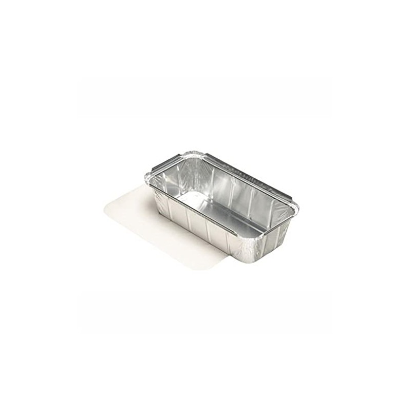 Papstar 14514 Aluschalen, Aluminium, 21.3 x 11 x 5.4 cm