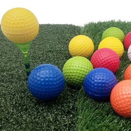 Bean heart red bean heart Golf Ball Indoor Sponge PK Practice Ball Colored Soft Practice Ball / 골프공 실내 스펀지 PK 연습볼 컬러 소프트 연습용