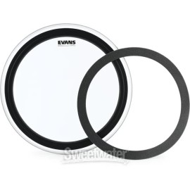 Evans GMAD Clear Drumhead with Damping System - 22"