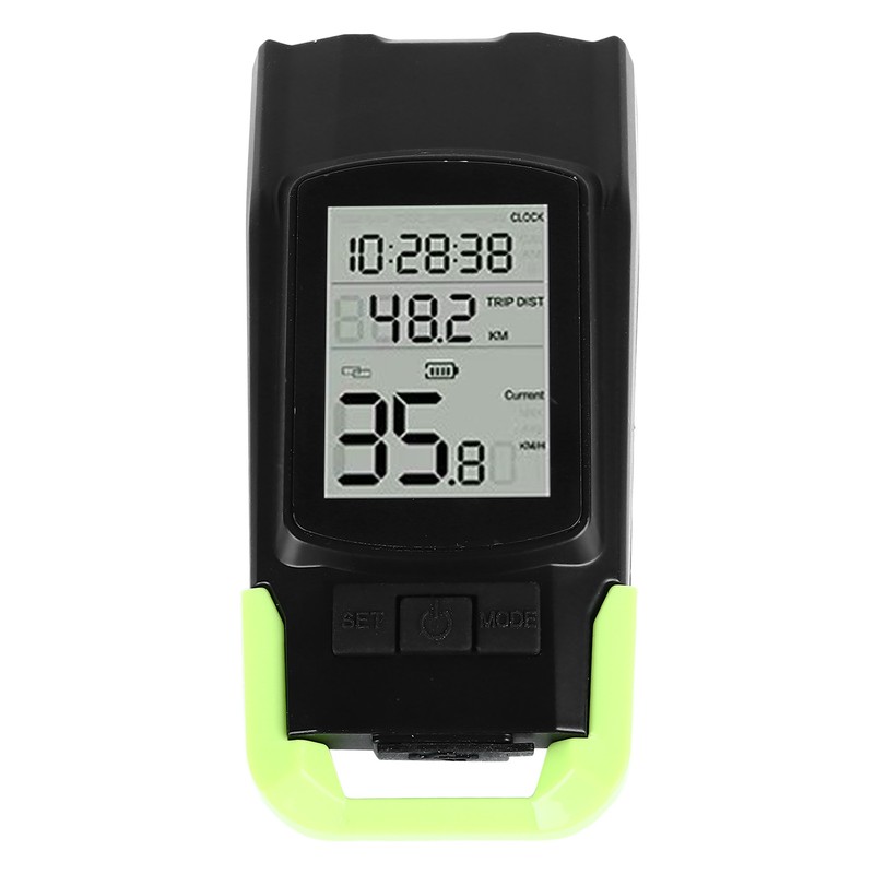 Wireless Bike Computer LCD Backlit Display Waterproof Bike Speedometer Odometer