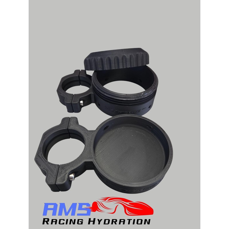 Racing Water Hydration Drink Bottle with Roll Bar Mount -