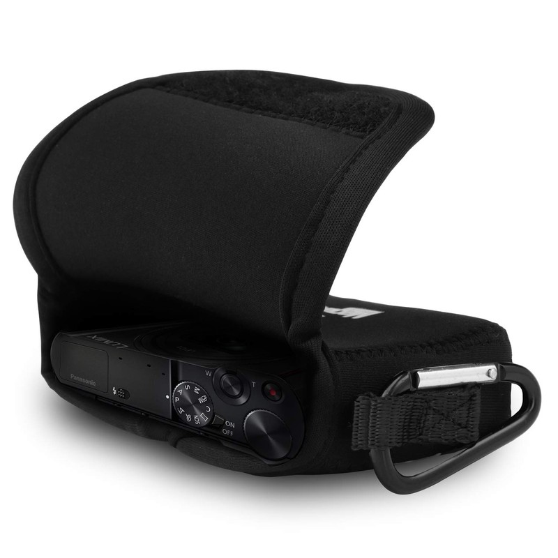 MegaGear MG1029 Ultra Light Neoprene Case with Carabiner for Panasonic