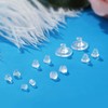 Hazifes 12 Styles 600 Pcs Earring Backs for Studs, Clear