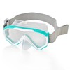 Green Full Face Snorkel Mask Kids Set, Snorkel Set Kids