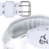 AZLIV AZ710 MF Leather Training Belt, Durable, Lightweight, Soft (White,