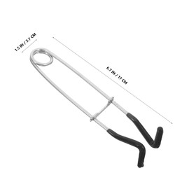 Generic 3pcs Stainless Steel Fish Mouth Openers Grip Fishing Pliers for Hook Removal Easy Use Fish Catching Tool for Freshwater Fishing