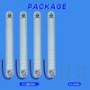 GZ5CG 12V Led Interior Light Bar 4 Packs 72Led 6500K