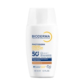 BIODERMA, Bloqueador Solar Facial Ultra fluido, Photoderm XDefense FPS 50+, Tono Bronce, Detox Diario, 40 ml