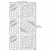 Aleks Melnyk No.494 Metal Stencils, Kokopelli Fertility Deity, Petroglyph Designs,