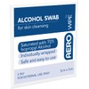AeroWipe 70% Isopropyl Alcohol Swabs 30 x 30 mm,Red, 100