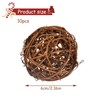 Dokeno Pack of 10 Natural Willow Ball Toys, Rattan Balls,