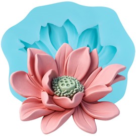 Lotus Flower Fondant Silicone Molds