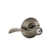 SCHLAGE F51A ACC 620 Accent Keyed Lever, Antique Pewter