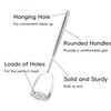LVYKING Potato Masher Stainless Steel, Heavy Duty Mashing Utensil for