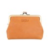 Nafka NFK-72005 Women's Folding Wallet, Genuine Leather, Mostro Leather, Thin