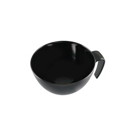 petit aide soup bowl with handle black HS-N36