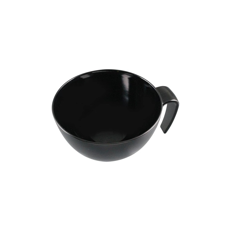 petit aide soup bowl with handle black HS-N36
