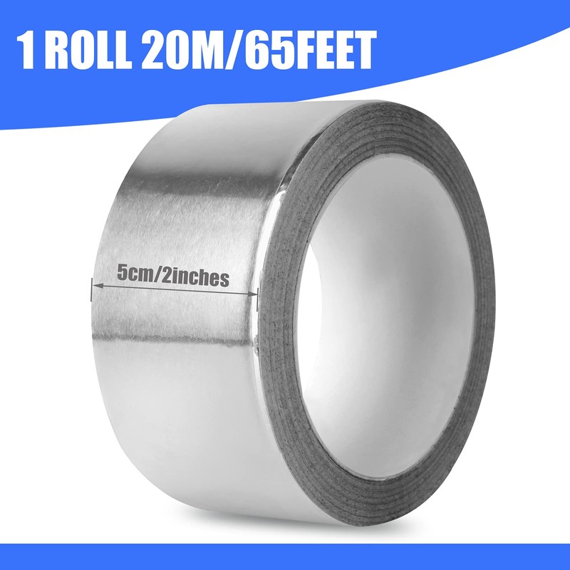 Romeda Aluminum Foil Tape, 2 inch x 65 Feet Foil