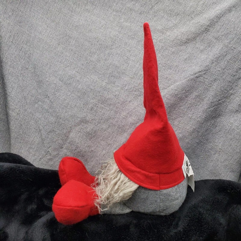 Ikea Vinterfint Gnome Shelf Sitter Decorative Red Gray Medium 12