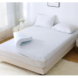 3.9 Inch 7-Zone King Mattress Topper, Egg Crate Foam Mattress Topper King Size for Back Pain, Lavender Cooling Gel Infused Mattress Pad, CertiPUR-US and Oeko-TEX Certification (76"×80")