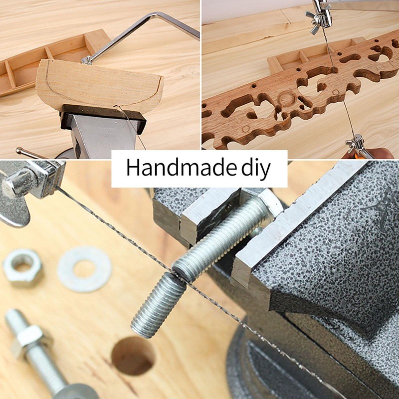 Telituny Coping Saw Multi-Purpose Tipping Saw, High-Strength Hacksaws with 15