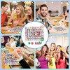 gzaymng Drinking Board Games for Adults, Leather Mat Drinking Board