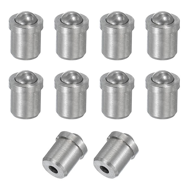PATIKIL 10 Pcs Ball Plungers 304 Stainless Steel Ball Point