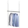 LOMILD Closet Hanging Rod, Adjustable Width and Height Closet Extender