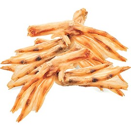 Best Buy Bones-USA Duck Crunchy Feet Bulk Natural Dog Treat- Duck Small (Case of 70)