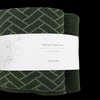 Ecovask Kitchen Towel Duo Organic Cotton, Check Navy Denim