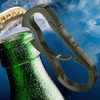 Idakekiy Dual Carabiner Keychain Mutil Tool with Key Chain Bottle