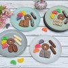 Youngever 9 Pack 20CM Re-usable Plastic Plates, Small Plates, Salad