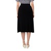 Ulla Popken Women's Skirt, black