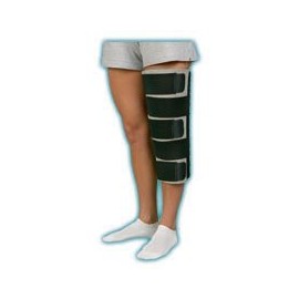 Med Spec Universal Foam Knee Immobilizer Grey, 24" (4" wider)