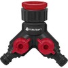 TOOLCRAFT 2302363 Plastic 2-Way Splitter 26.44 mm (3/4) External Thread
