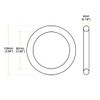 sourcing map Pack of 10 O Ring Sealing Rings 92